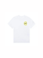 Anti Social Social Club x Fragment Design Half Tone Logo Tee White and Yellow