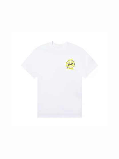 Anti Social Social Club x Fragment Design Half Tone Logo Tee 'White/Yellow'