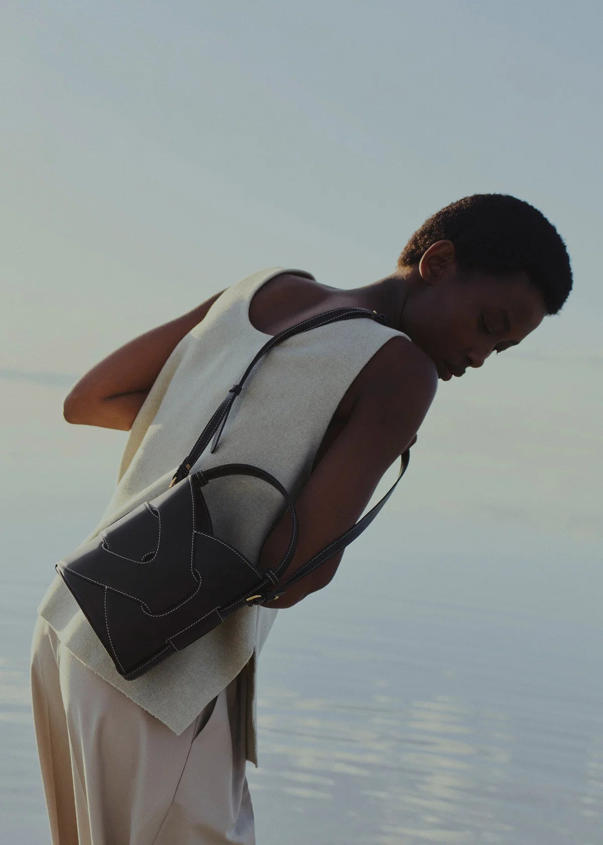 Polene Nodde Seau Edition Bag - Black