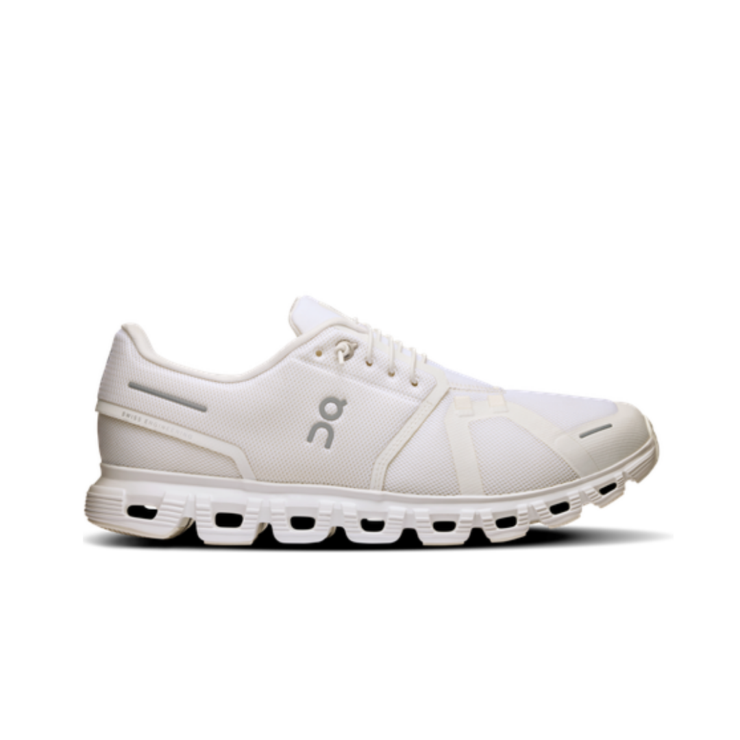 ON Running Cloud 6 Wide White