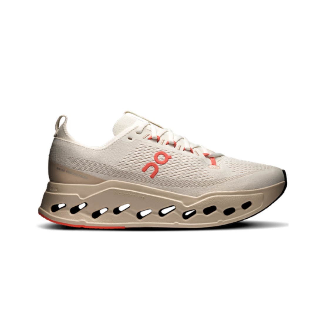 ON Running Cloudsurfer Max Ivory Salmon
