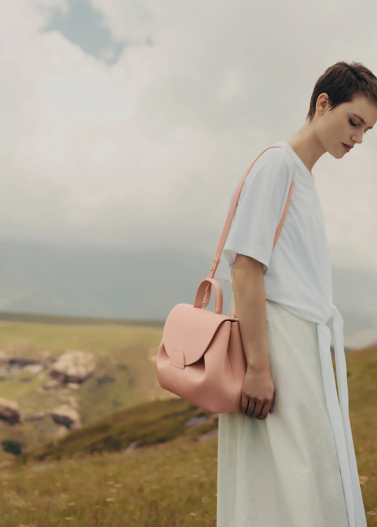 Polene Numero Nu Edition Textured Bag - Pink