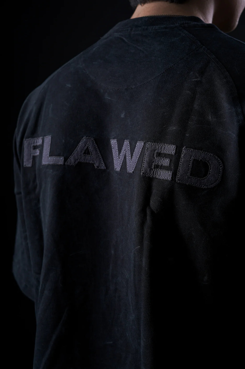 Flaws Oversized Black T- shirt - Flawed Revolution