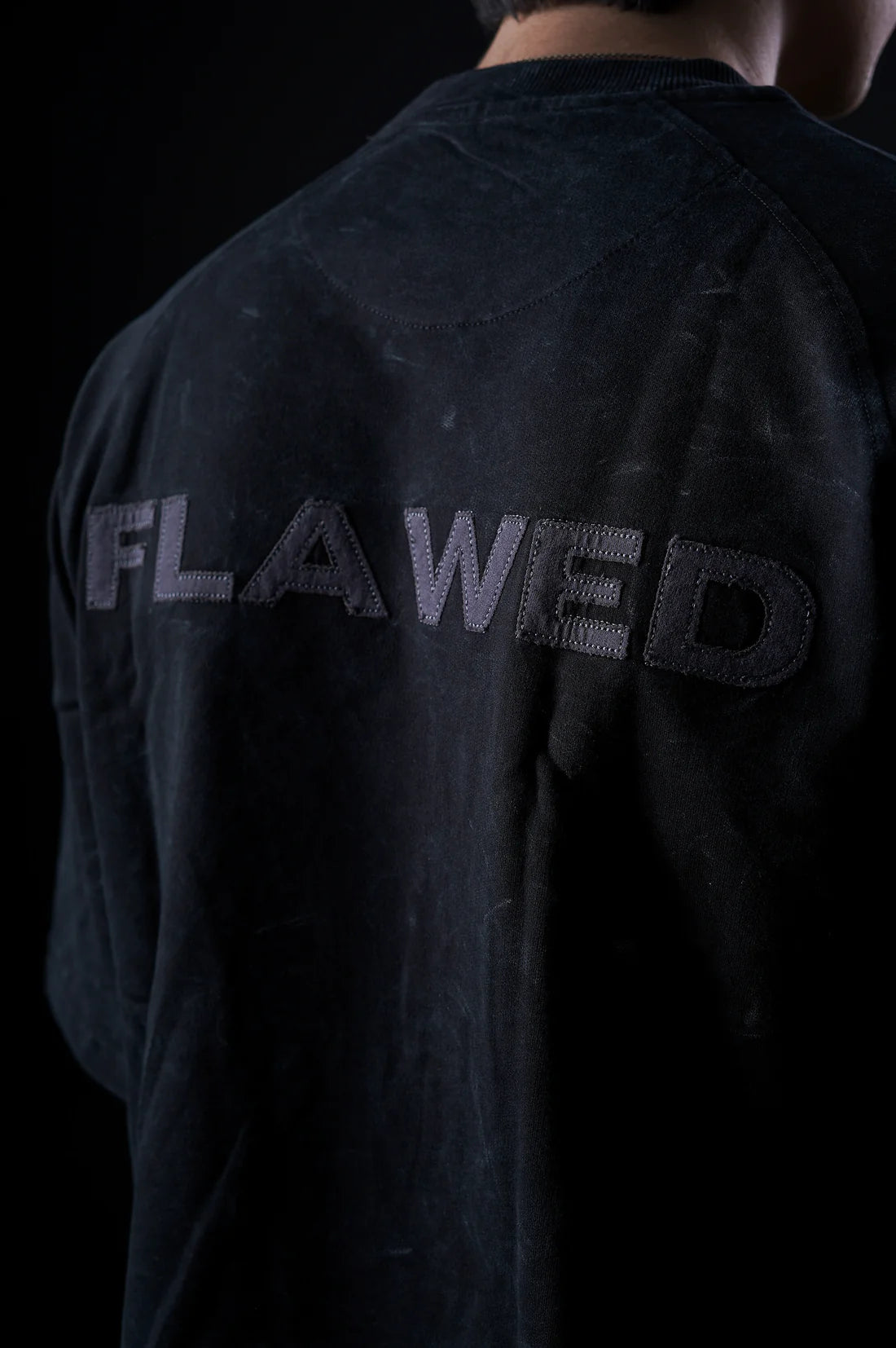 Flaws Oversized Black T- shirt - Flawed Revolution