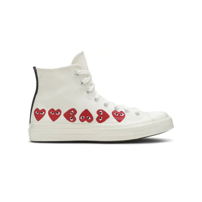 Comme des Garçons Play x Converse Chuck 70 High Top 'Multi Heart - White'