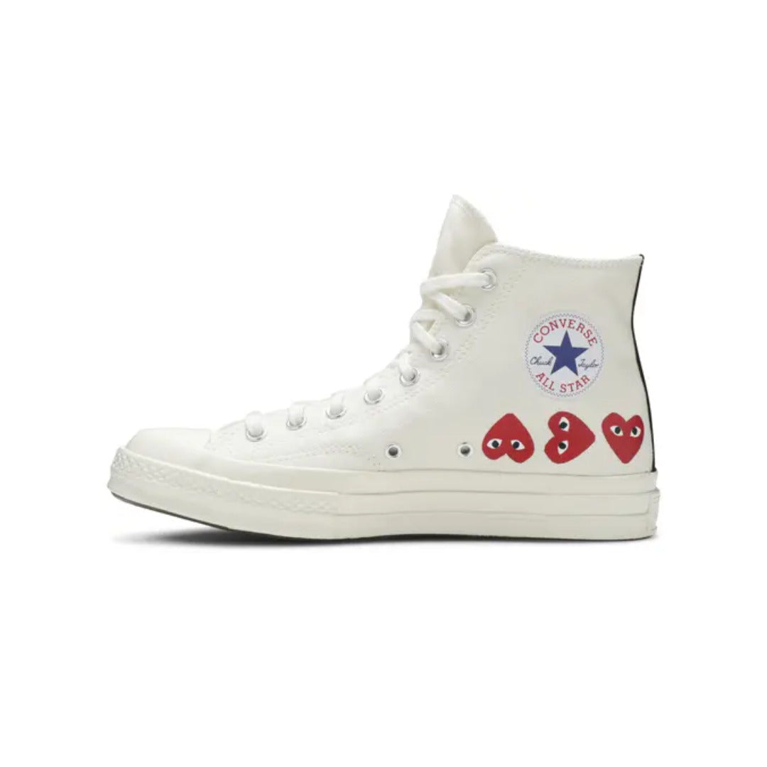 Comme des Garçons Play x Converse Chuck 70 High Top 'Multi Heart - White'