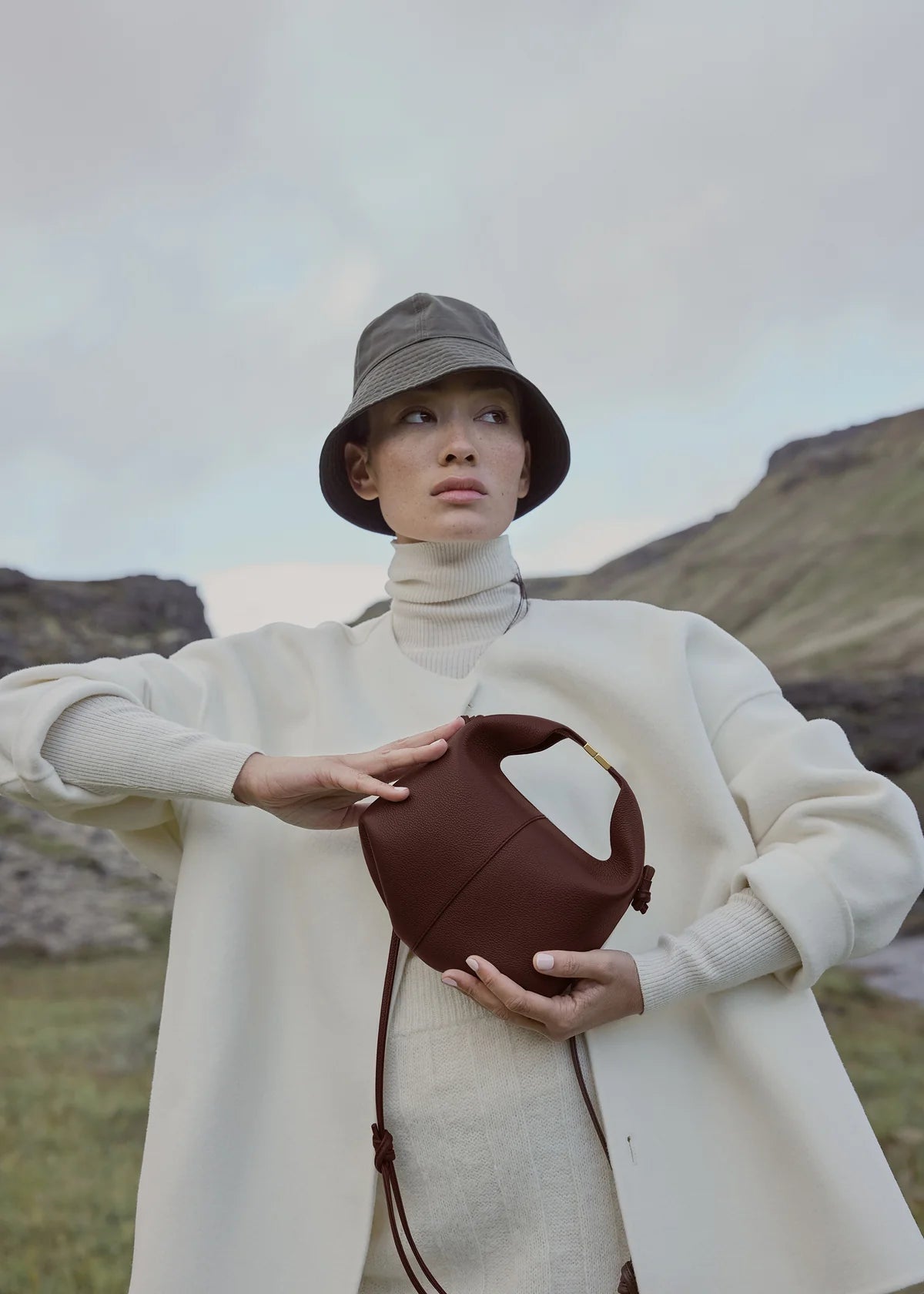 Polene Beri Edition Textured Bag - Sandalwood