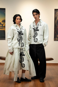 Kathnbenz Oversized Pistachio Linen Shirt - Sea Reindeer