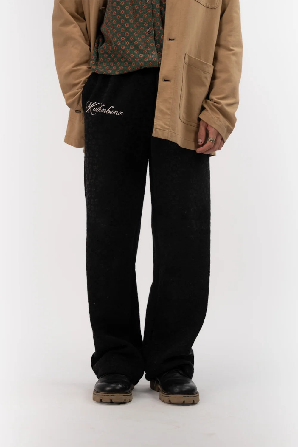 Kathnbenz Black Pants - Shadow Scales