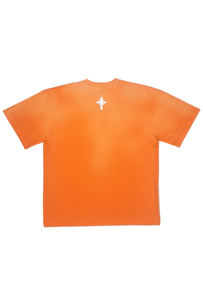 EPIC Oversize T-shirt 'Faded Orange Logo'