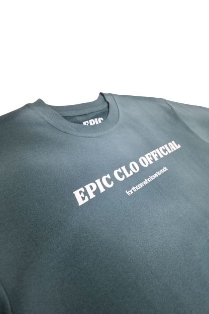 EPIC Oversize T-shirt 'Faded Green Logo'