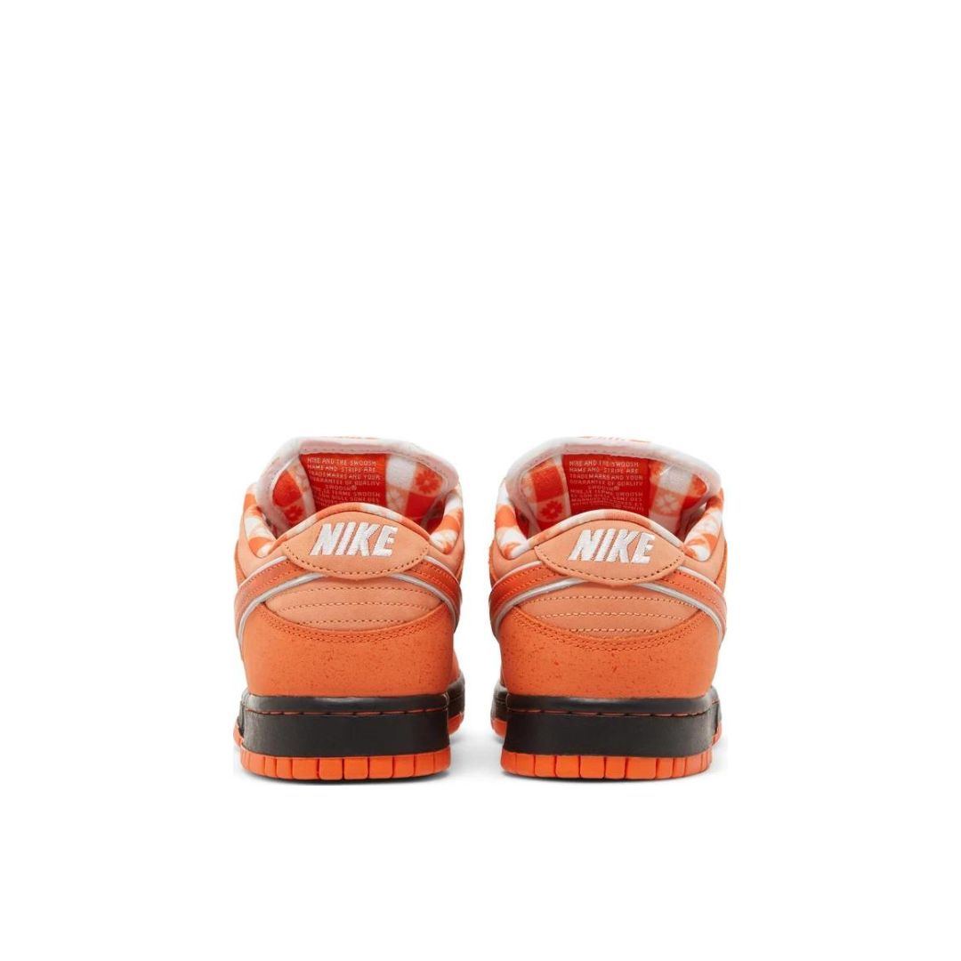 back view of Concepts x Dunk Low SB 'Orange Lobster'(Normal Box)