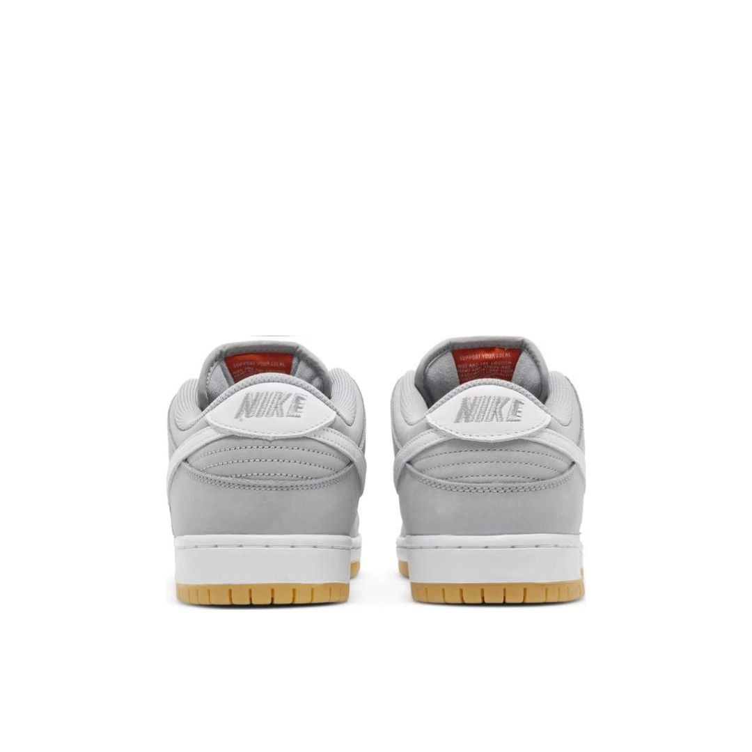 back view of Nike Dunk Low Pro ISO SB 'Wolf Grey Gum'