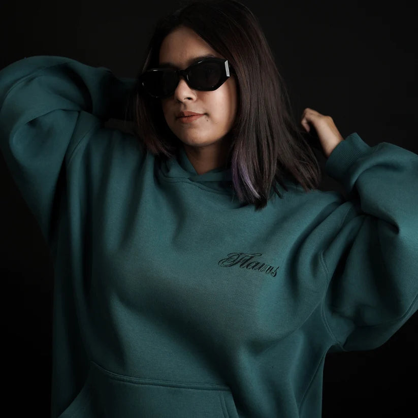 Founders Edition Green Hoodie Oversized