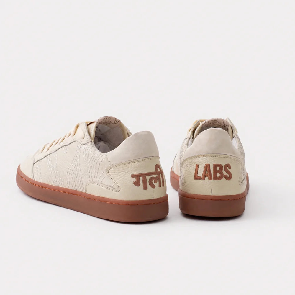 Gully Number 001 (Men) - Dvaita Calico White