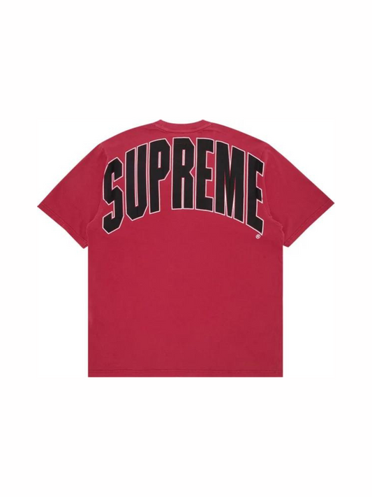 Supreme Cracked Back Arc Short-Sleeve T-Shirt (Red)