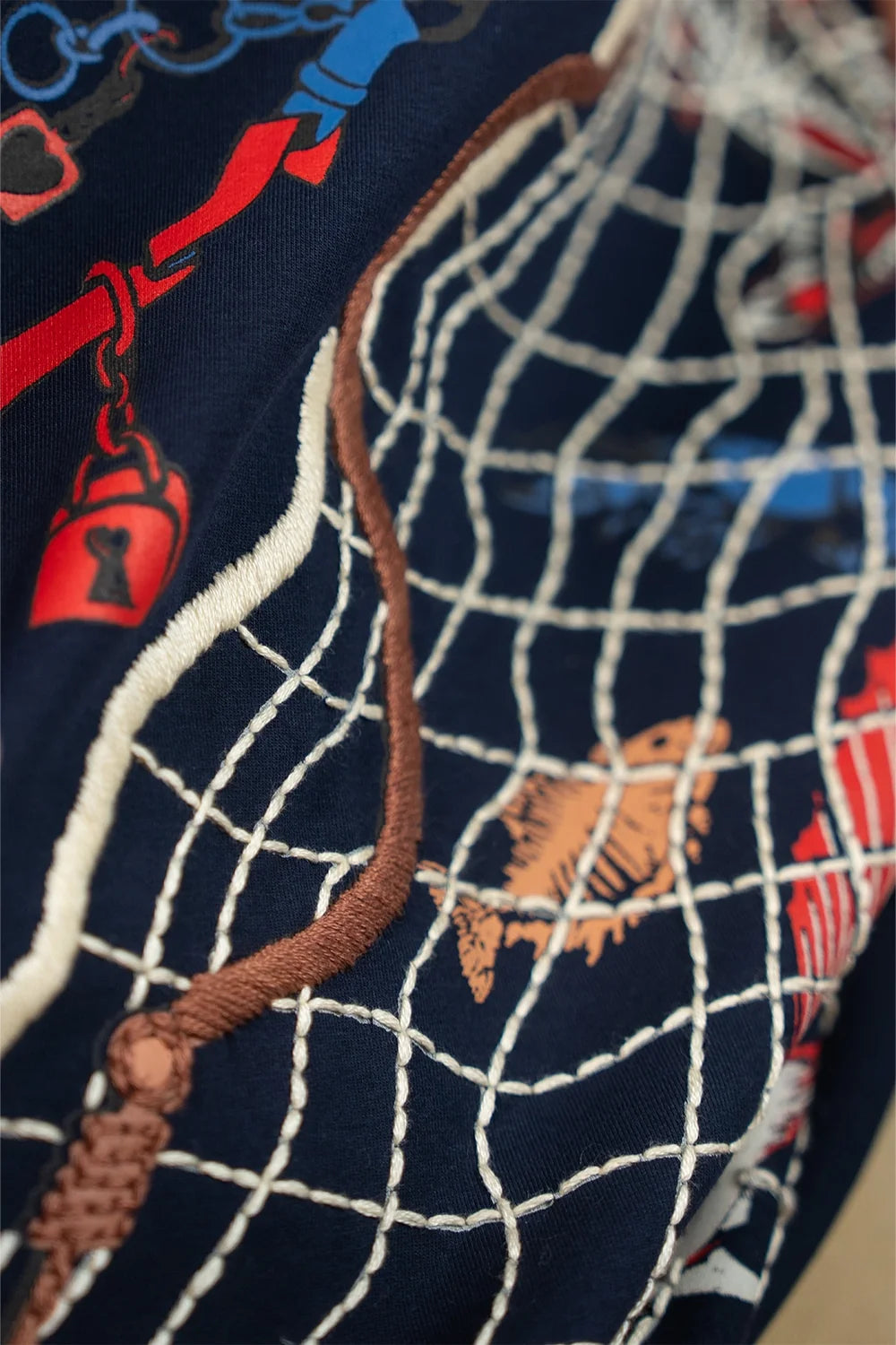Kathnbenz Oversized Navy Blue T-Shirt - Abyss Finds