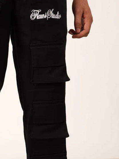 Flaws Black Cityscape Cargos