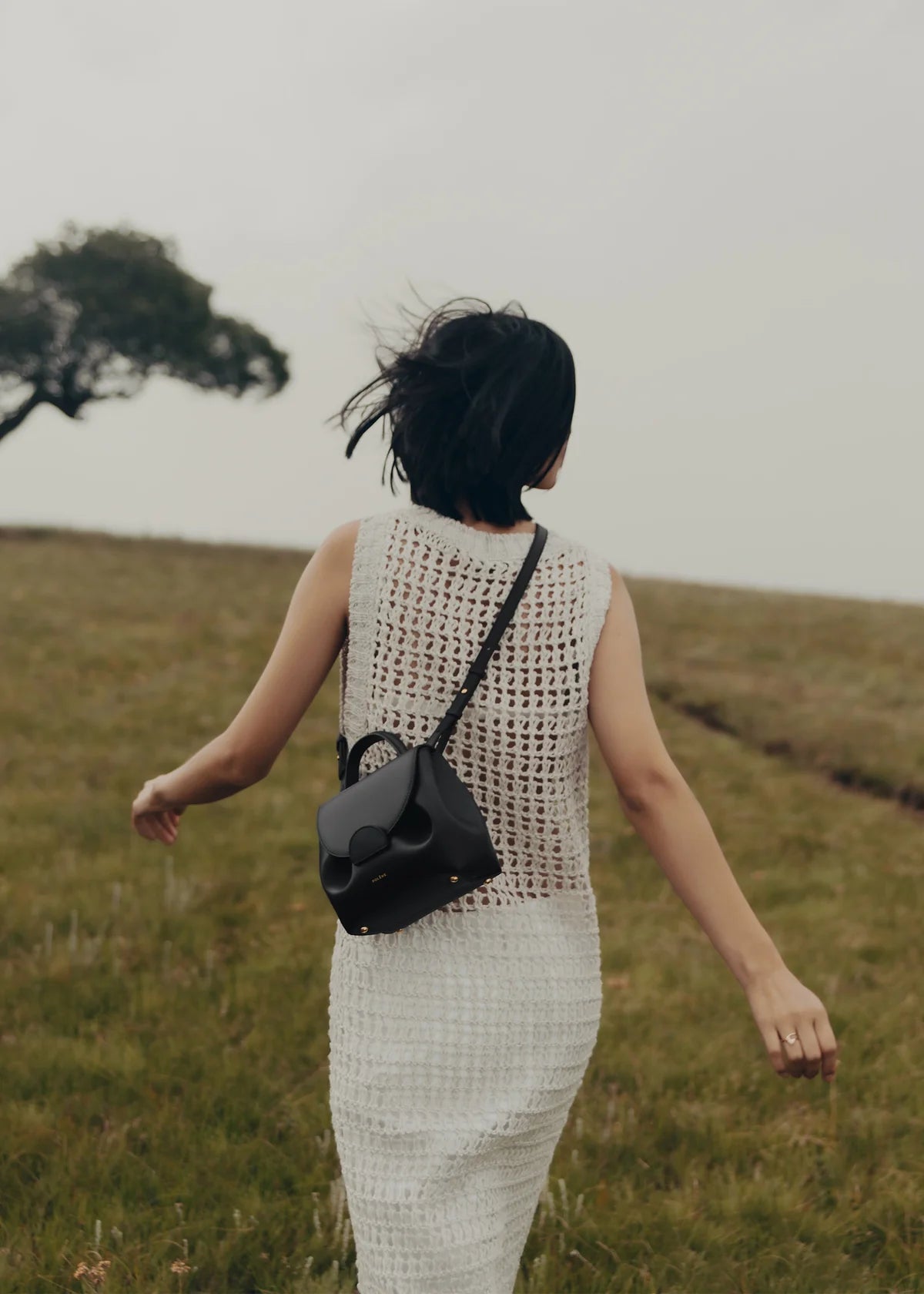 Polene Numero Un Nano Edition Smooth Bag - Black