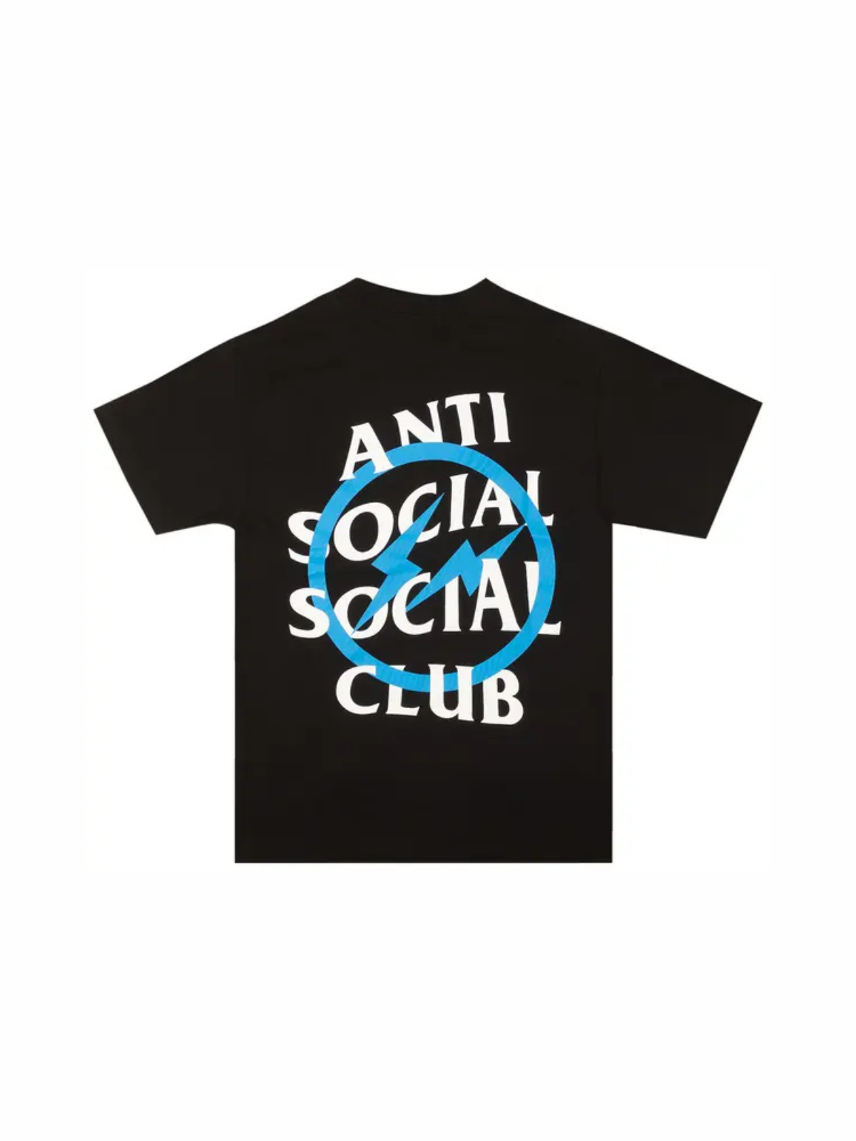 Anti Social Social Club x Fragment Design Blue Bolt Tee 'Black'