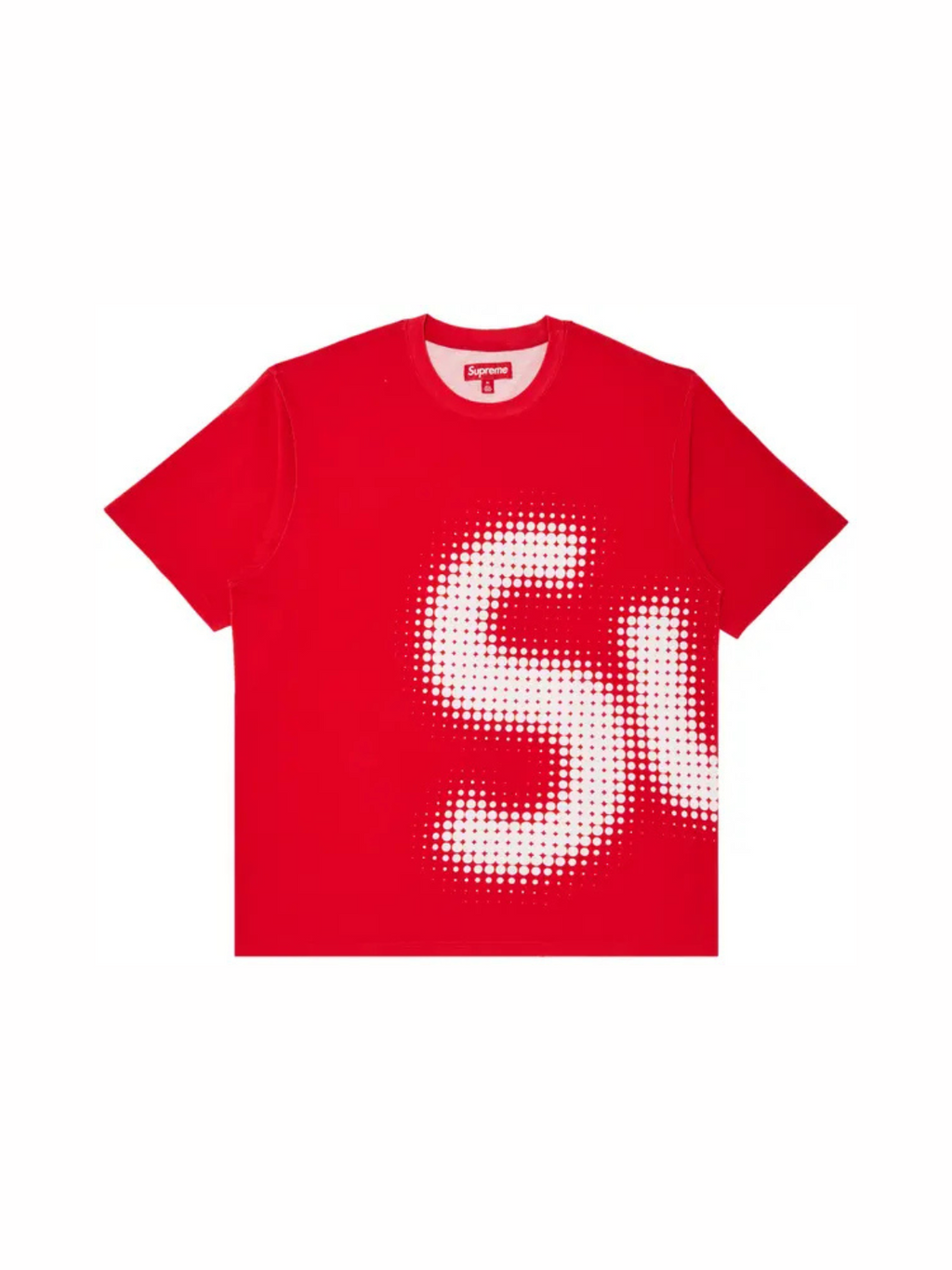 Buy Supreme Halftone Short-Sleeve Top 'Red' | 10 Hills Studio Buy Supreme Halftone Short-Sleeve Top 'Red' | 10 Hills Studio