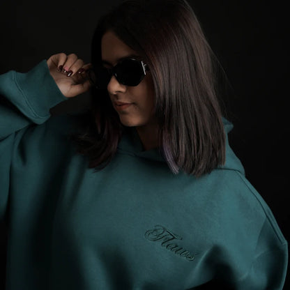 Founders Edition Green Hoodie Oversized