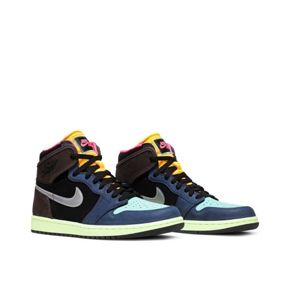 Angled view of Air Jordan 1 High Bio hacks