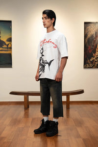 Kathnbenz Oversized White T-Shirt - Abyss Hunter