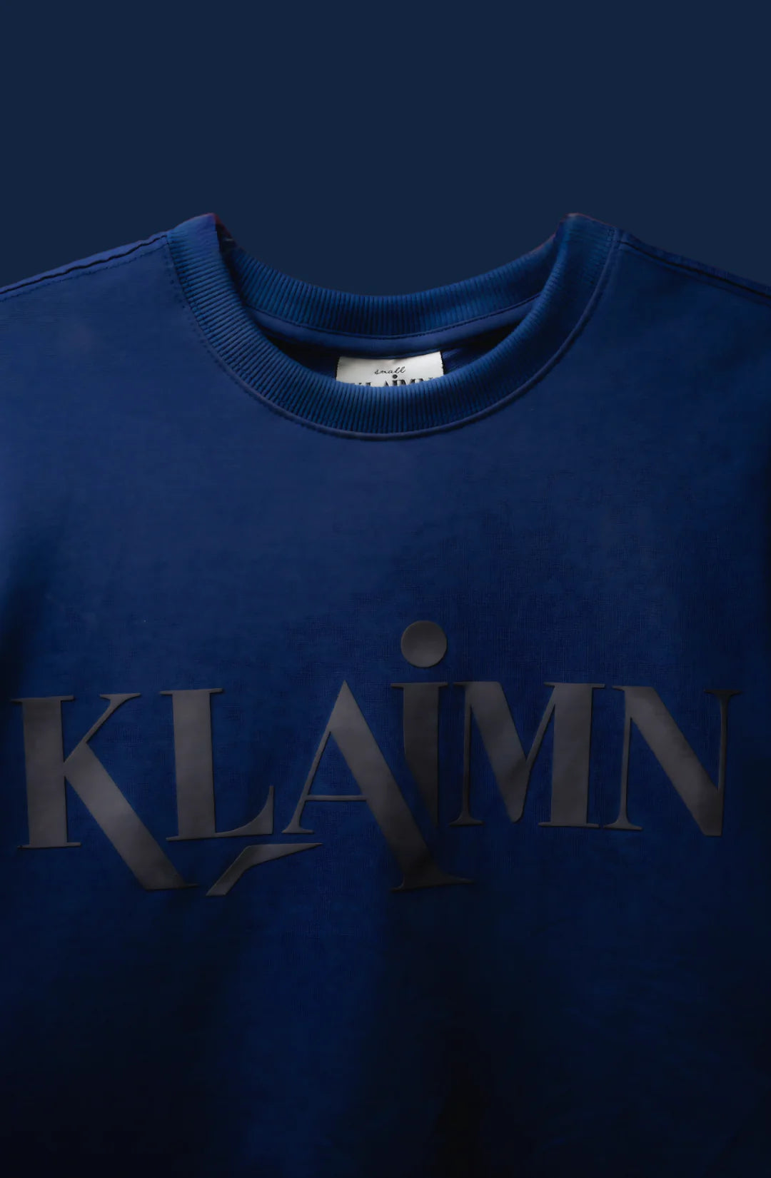 Klaimn Oversized Deep Navy T-Shirt - L'ombre