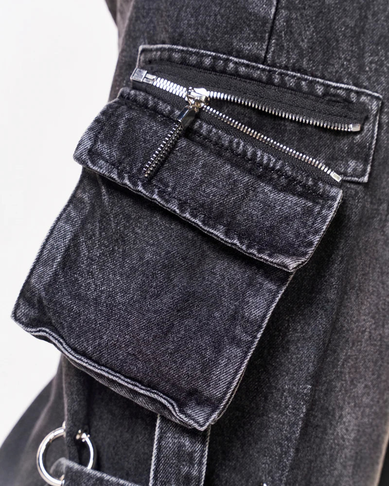 Volfsbane First Cargo Jeans - Black