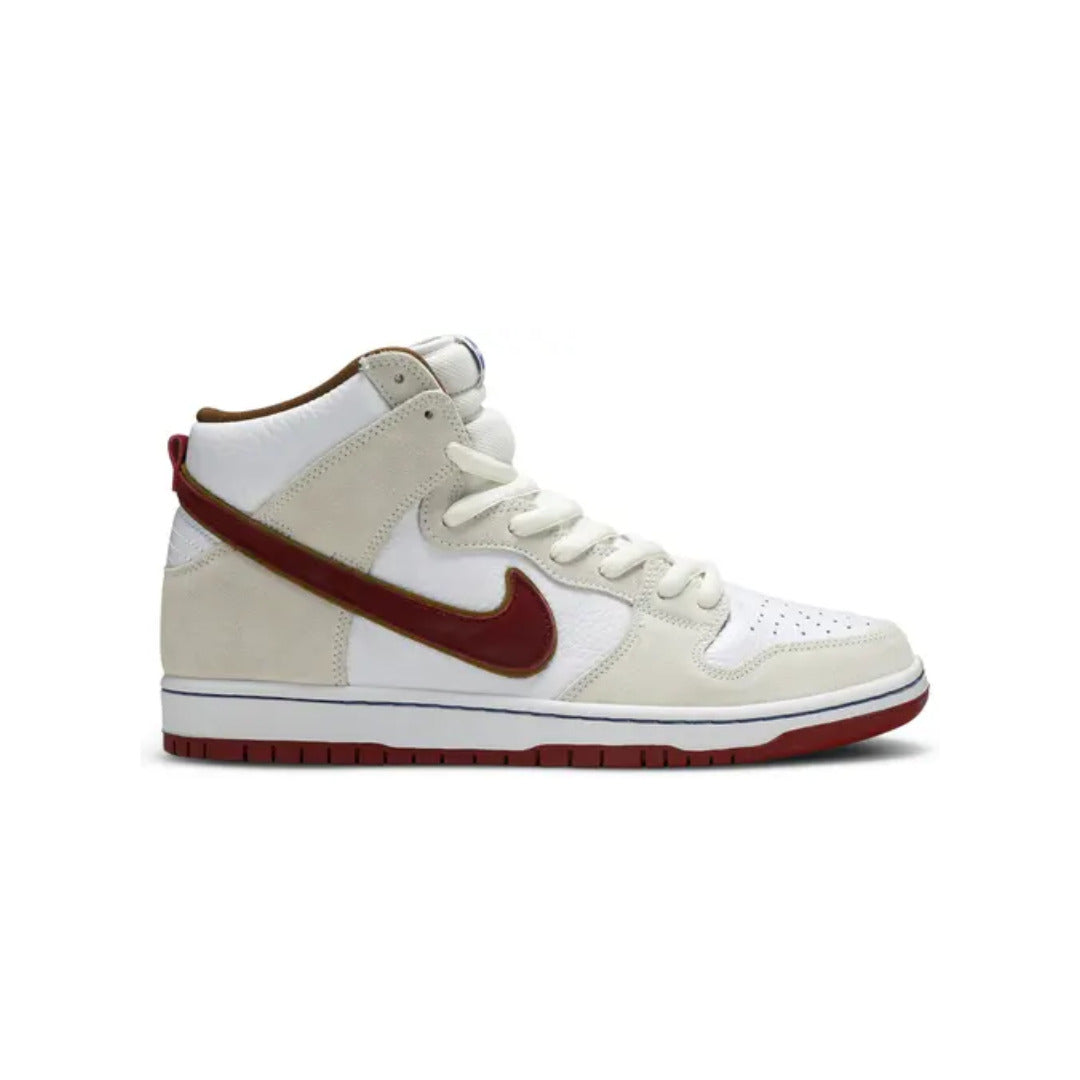 Nike SB Dunk High Sail Bright Crimson