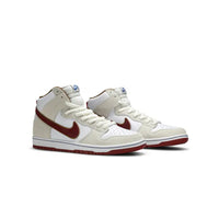 Nike SB Dunk High Sail Bright Crimson