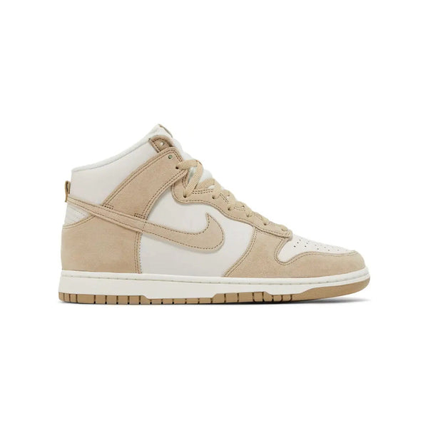 Nike Dunk High Tan Suede White