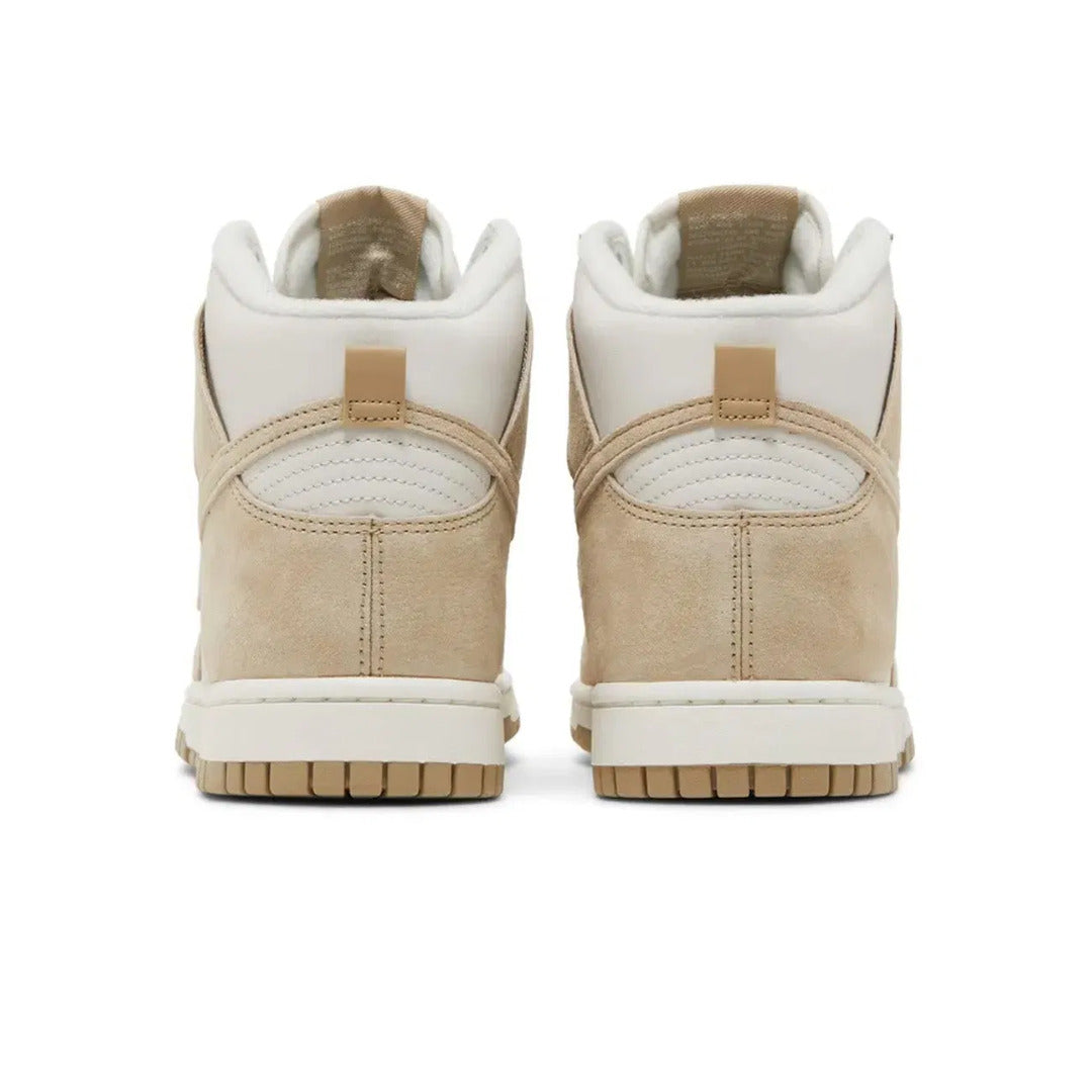 Nike Dunk High Tan Suede White