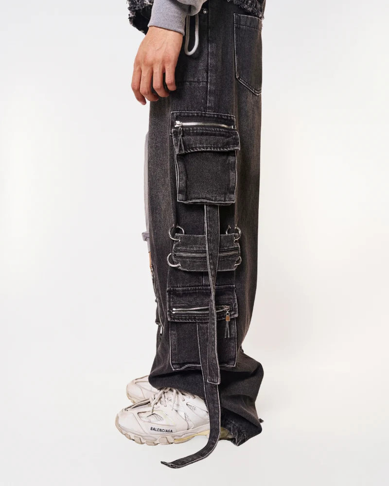 Volfsbane First Cargo Jeans - Black