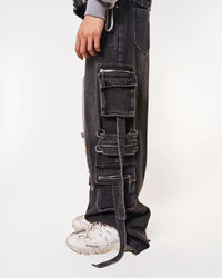 Volfsbane First Cargo Jeans - Black