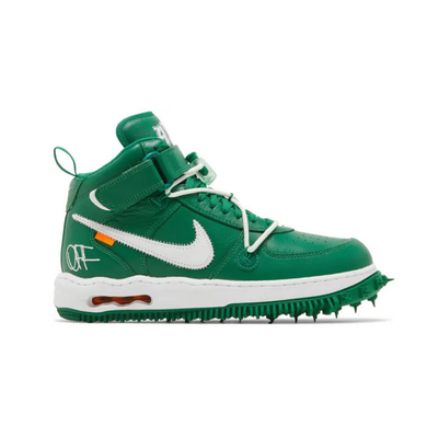 Off-White × Nike Air Force 1 Mid "Pine Green"