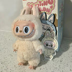 Pop Mart Labubu The Monsters Exciting Macarons Soymilk Vinyl Plush Pendant