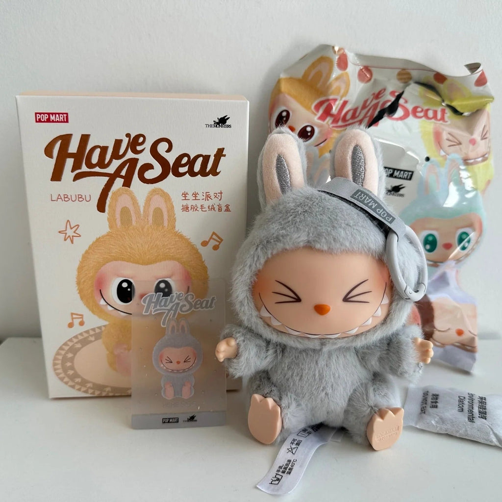 Pop Mart Labubu The Monsters Have a Seat Hehe Vinyl Plush