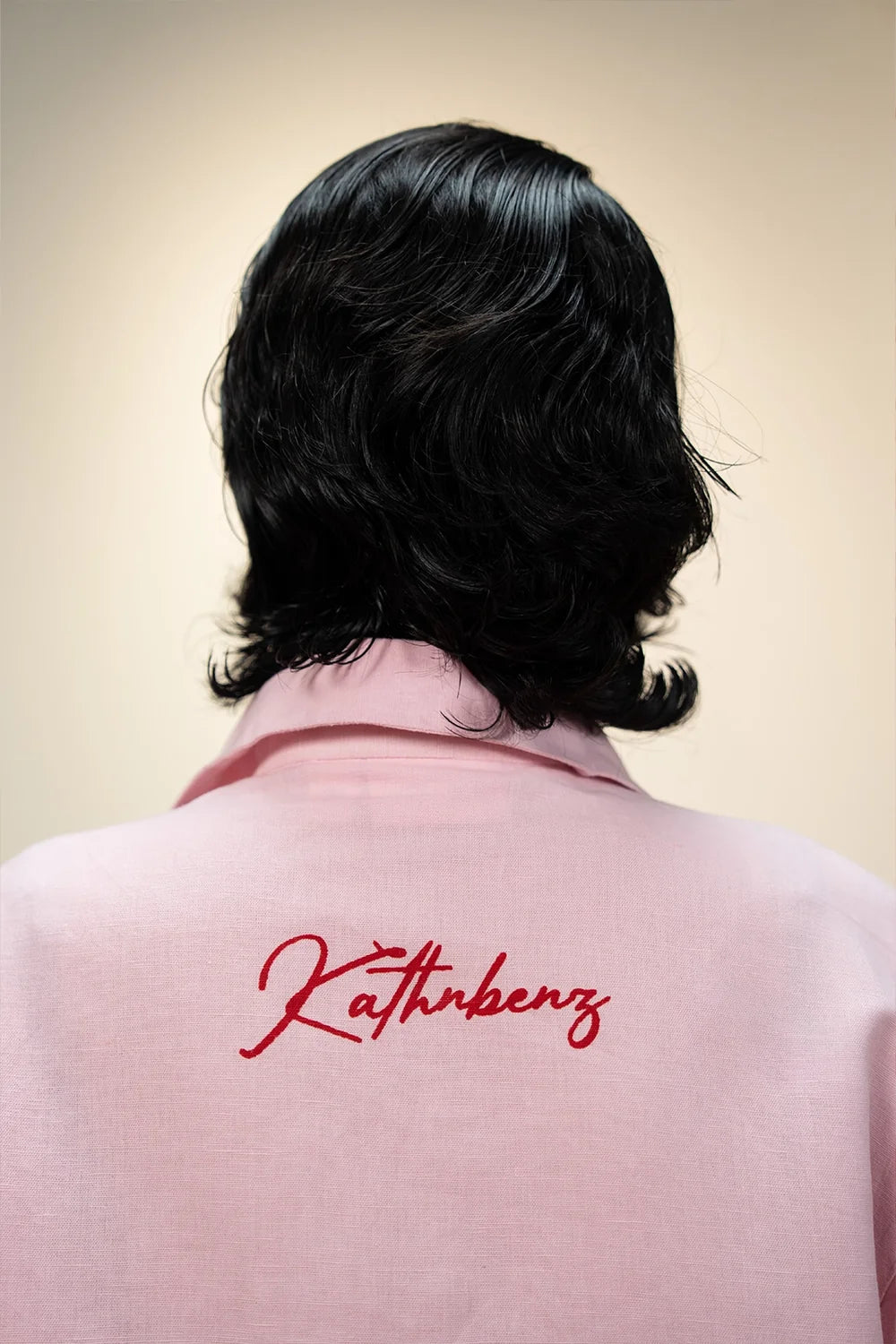 Kathnbenz Oversized Pink Linen Shirt - Lovester