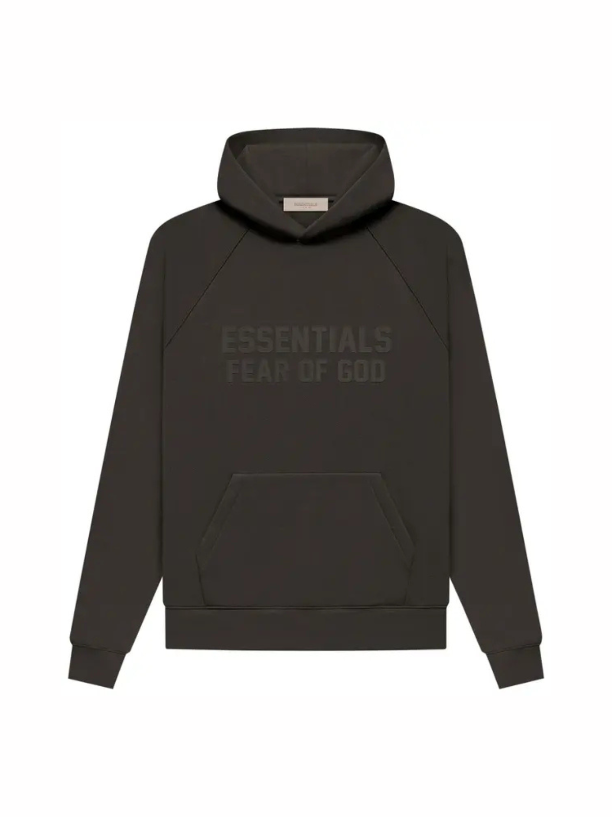 Fear of God Essentials Hoodie SS23 Off Black