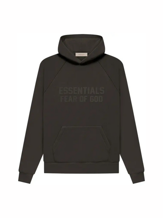 Fear of God Essentials Hoodie SS23 Off Black