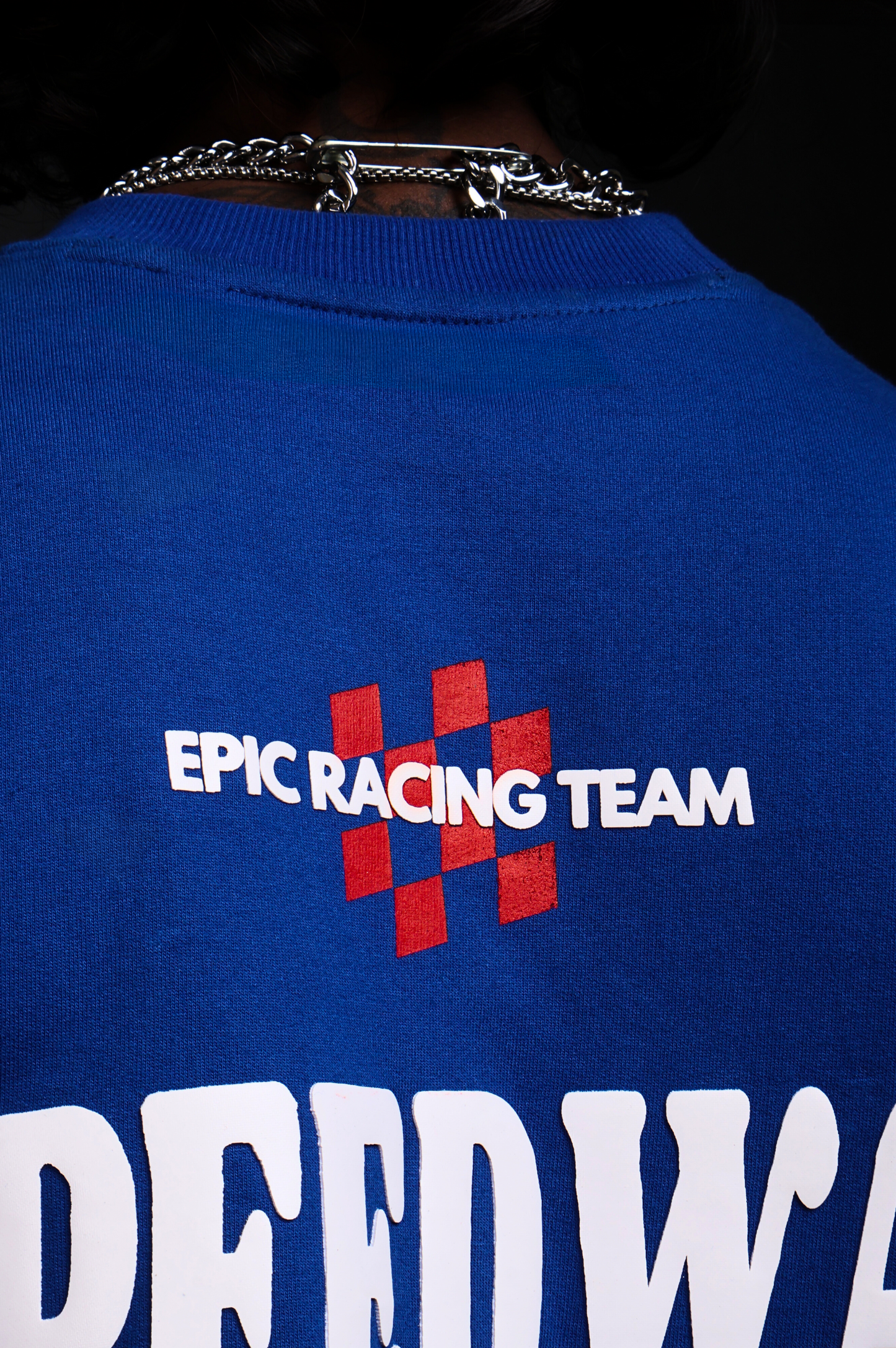 EPIC Oversize Blue T-shirt 'Speedway'