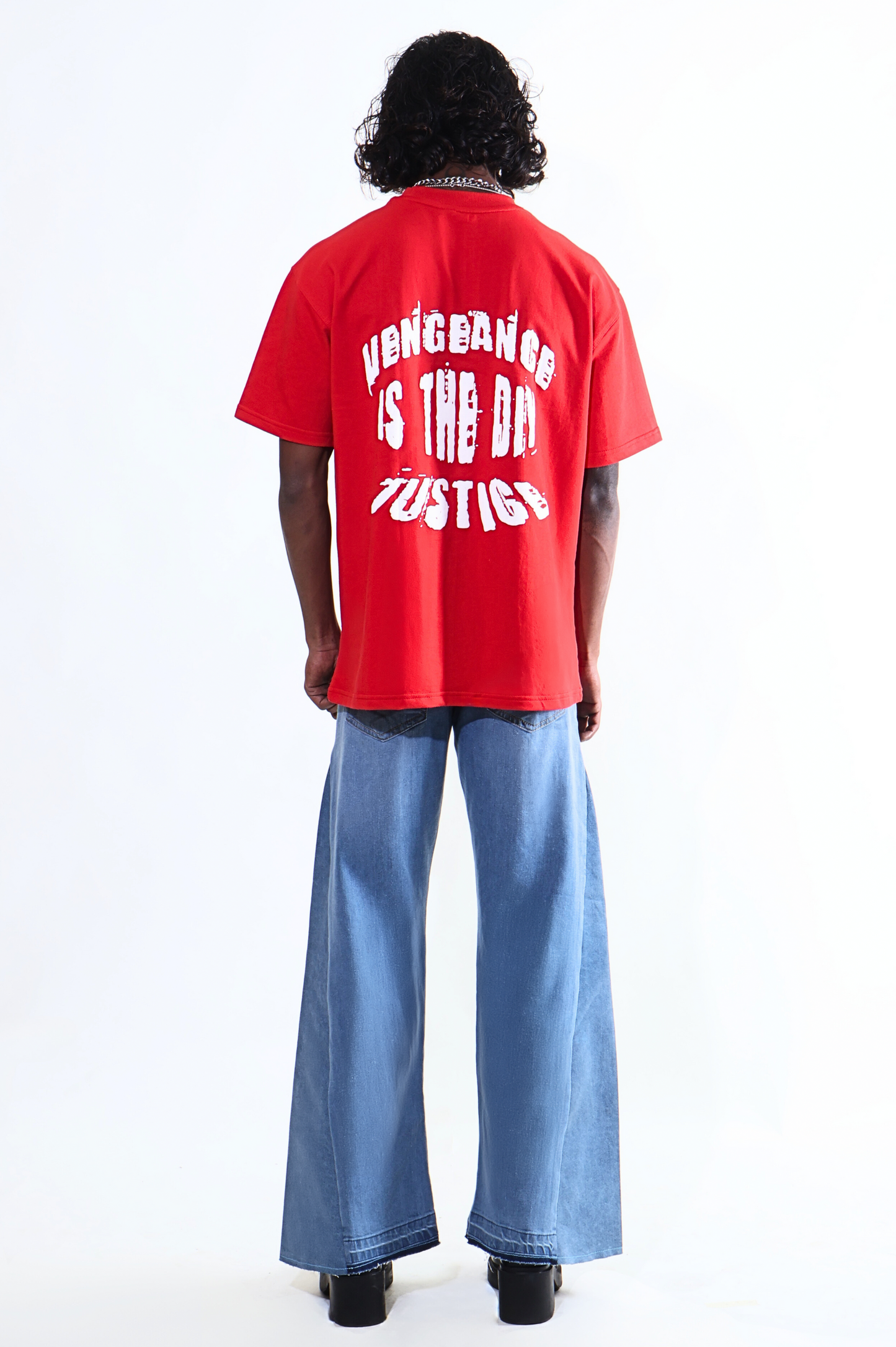 EPIC Oversize Red T-shirt 'Vengeance'