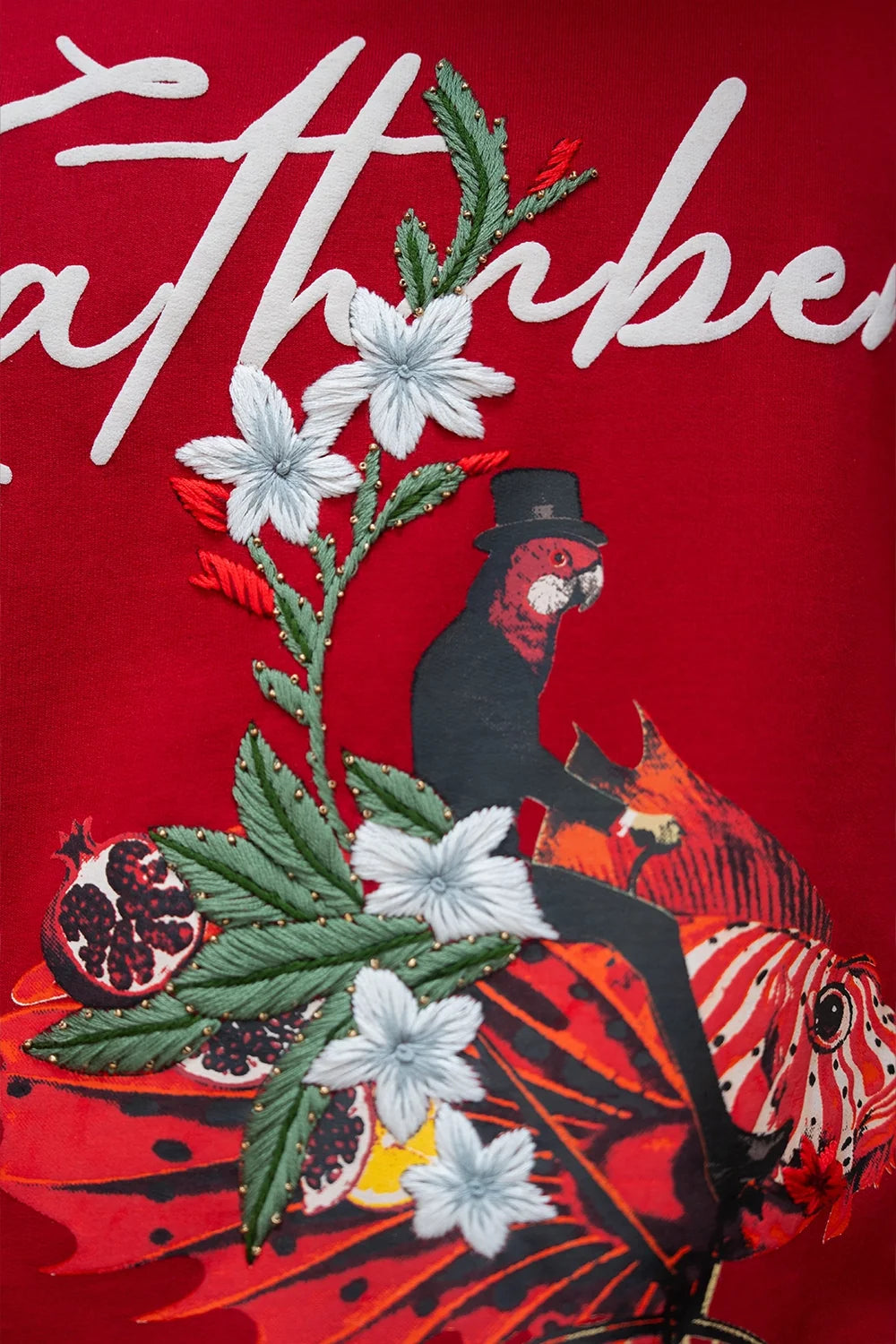 Kathnbenz Oversized Red T-Shirt - The Floating Ride