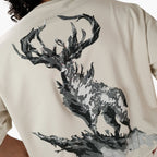 Khaaki Oversized T Shirt - G.O.A.T.