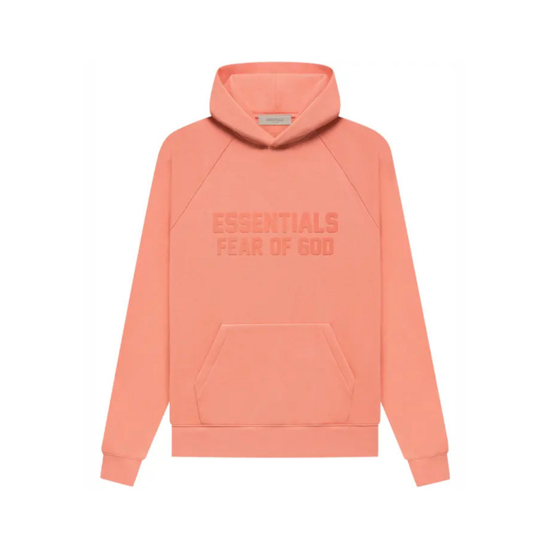 Fear of God Essentials Hoodie SS23 Coral