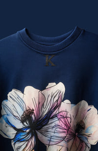 Klaimn Oversized Deep Navy T-Shirt - L'ombre