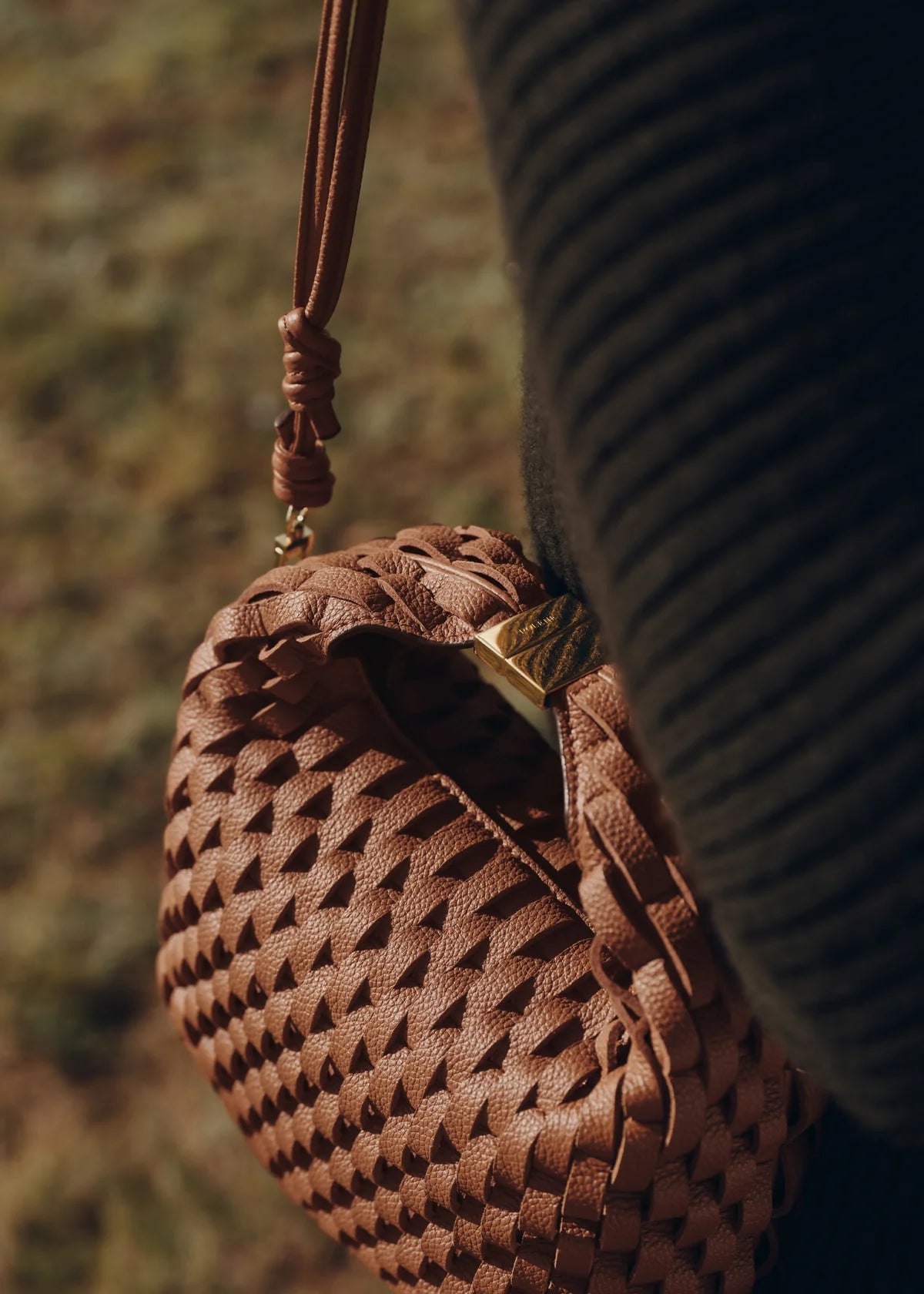 Polene Beri Edition Onda Bag - Cognac