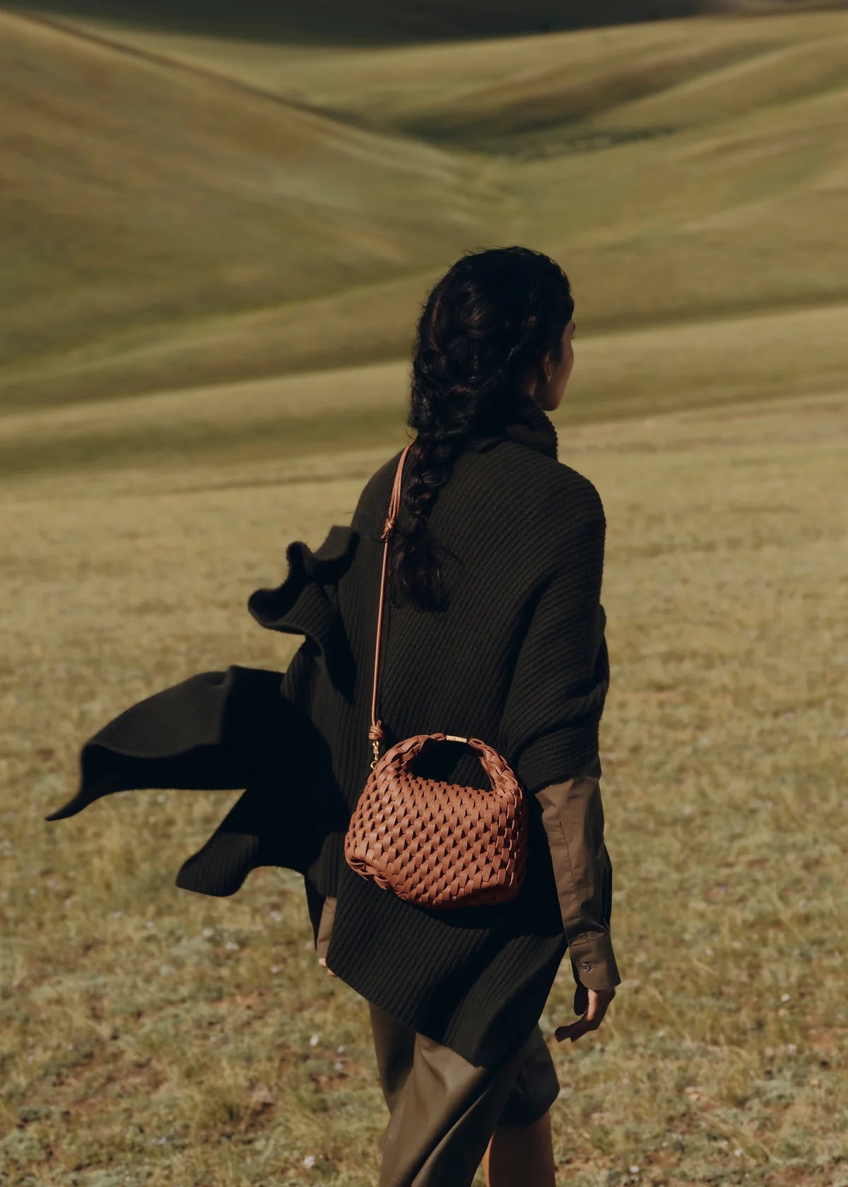 Polene Beri Edition Onda Bag - Cognac
